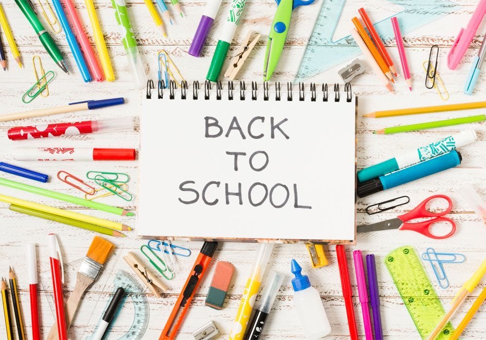 Back to School Stationery Essentials for each Key Stage