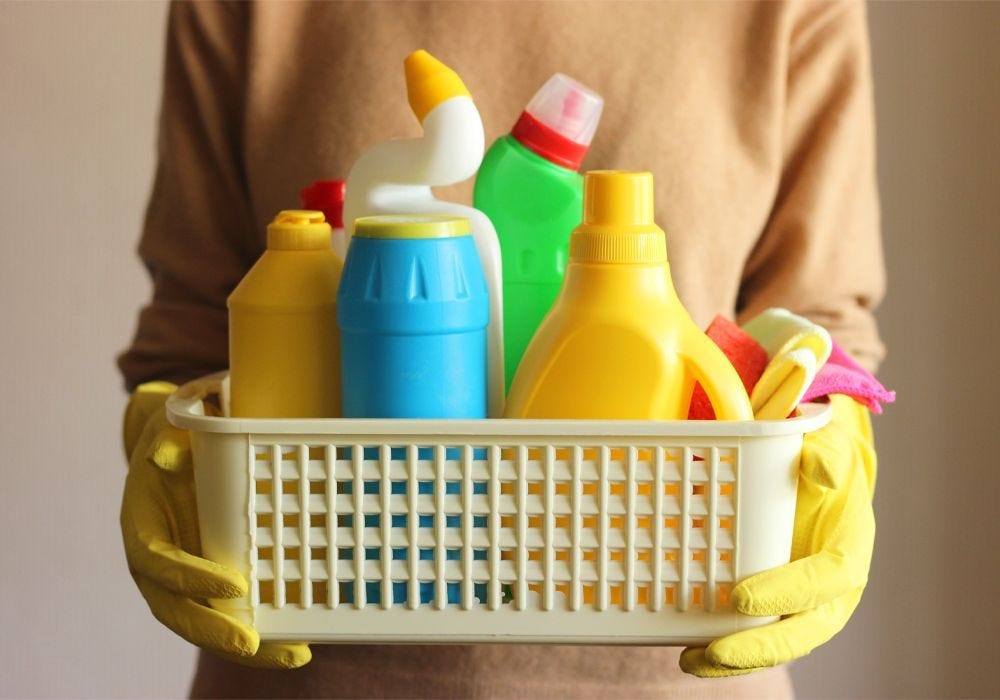 How to Declutter & Organise Your Cleaning Products