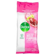 Dettol Multi Purpose Cleaning Wipes Pomegranate & Lime Splash, 105 Large Wipes