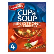 Batchelors Cup a Soup Minestrone with Croutons (Pack of 4)