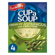 Batchelors Cup a Soup Cream of Asparagus with Croutons 4 Sachets