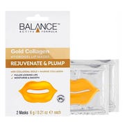 Balance Gold Collagen Hydrogel Lip Masks 2 Pack