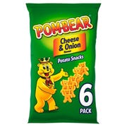 Pom-Bear Cheese & Onion, 13g (Pack of 6)