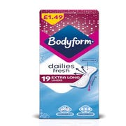 Bodyform Extra Long Liners (Pack of 19)