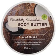Beautifully Scrumptious Body Butter, 220ml - Coconut