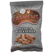 Sea Salt & Black Pepper Cashew Nuts,  90g