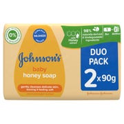Johnson's® Baby Honey Soap, 90g (Pack of 2)
