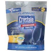 Crystale Platinum Dishwasher Tablets Lemon Fresh Washes 26 x 18g (468g)