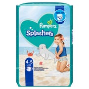 Pampers Splashers Baby Shark Edition Size 4-5, 9kg-15kg, 11 Disposable Swim Nappy Pants