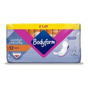 Bodyform Maxi Normal Sanitary Towels 12 pack