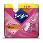 Bodyform Cour-V Ultra Normal Sanitary Towels 10 pack