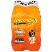 Lucozade Energy Orange Bottle 380ml (Pack of 4)