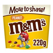 M&M's Peanut Chocolate More to Share Pouch Bag 220g