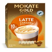 Mokate Gold Premium Caramel Latte (Pack of 10)