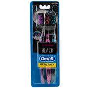 Oral B All Around Clean Black Medium Toothbrushes (Pack of 3)